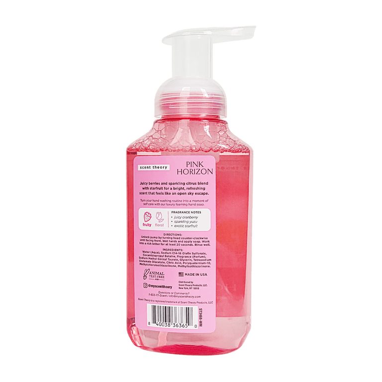 Scent Theory Foaming Hand Soap, Pink Horizon, 11 fl oz - Walmart.com