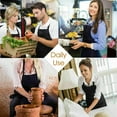 thumbnail image 3 of SJPACK Unisex Apron - 50 Pcs Black Apron with 2 Pockets for Kitchen Crafting BBQ Drawing Cooking, 3 of 6