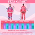 thumbnail image 6 of Alaiyaky 80s 90s Shell Suit Costume Men Women Retro Tracksuit 1980s Fancy Dress Halloween Costumes Festival Outfit for Adults, 6 of 7