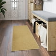 thumbnail image 3 of Ottomanson Solid Kitchen Runner Rug 1'10" x 6' - Non Slip Low Pile Carpet, Beige, 3 of 14