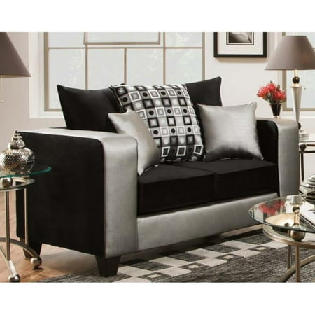 Tri Tone Leather Loveseat - Chelsea Home Furniture Micha Two-Toned Loveseat