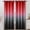 *Red and Black, variant on Grommet Ombre Room Darkening Curtains 54 inches Length for Kids/Girls Bedroom, Polyester Light Blocking Pink and Purple Gradient Window Drapes/Curtains for Living Room,2 Panels, 52x54 inches