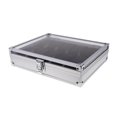 thumbnail image 4 of Caja De La Caja Del Organizador Del Almacenaje De La Exhibición De Del Reloj De La Joyería De Aluminio Con 10 relojes Sunnimix Caja de caja de almacenamiento de reloj, 4 of 8