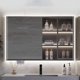 thumbnail image 4 of Light Luxury Nano Rock Integrated Basin Microcrystalline Stone Bathroom Cabinet Modern Minimalist Bathroom Sink Washing YX50BC My Lux Decor Round, 4 of 44