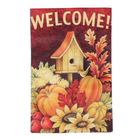 1pc Halloween Garden Flag Ghost Festival Creative Bunting Flag for Garden