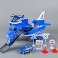 thumbnail image 3 of 1 Set Airplane Toy High Stability Long Slides Broken-Proof Inertia Airplane Large Storage Transport Aircraft Vehicle Toy for Children, 3 of 10