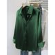thumbnail image 5 of Karight Satin Blouses for Women Dressy Elegant Lapel Collar Button Down Dress Shirts Ladies Long Sleeve Business Casual Tops, 5 of 5