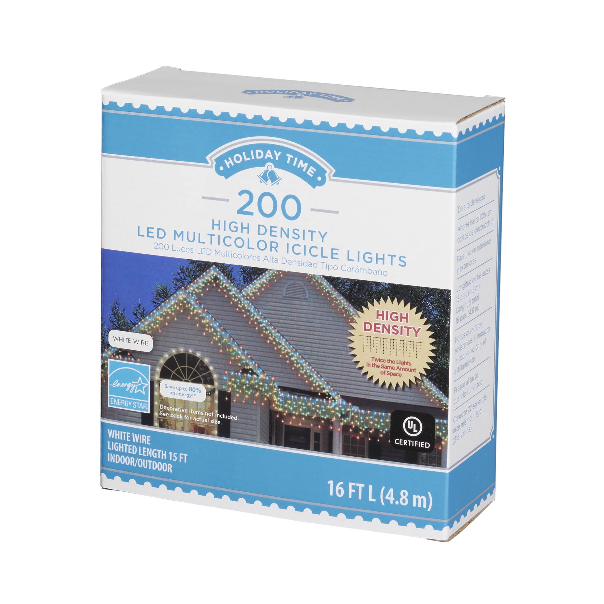 27+ Holiday Time 200 Slow Shimmering Warm White Led Icicle Lights info