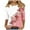 BK-Watermelon Red, variant on Sales for Today QATAINLAV Womens Casual 3/4 Sleeve Shirts Fashion Graphic Print Round Neck Tunics Blouse Loose Fit Cotton Basic Tees Tops Mint Green S