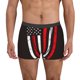 thumbnail image 1 of Balery USA Flag Cross Calzoncillos bóxer para hombre, ropa interior de algodón suave y transpirable con cinturilla de nailon-Large, 1 of 5