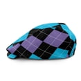 thumbnail image 2 of CHAQLIN Argyle Check Men Flat Newsboy Cap with Long-Lasting, Soft Lightweight Polyester Fabric for Driving and Summer Outdoor Activities, 2 of 4