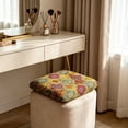 thumbnail image 4 of XINGAG Seat Cushion, Boho Chair Cushion for Dining Chairs, Square Chair Pad with Fixing Ties, Non Decorative Seat Pad for Indoor Dining Kitchen Household Chairs, 4 of 6