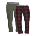 thumbnail image 1 of CHOK Men‘s Microfleece Sleep Pants  2-Pack  Sizes up to 2XL, 1 of 5