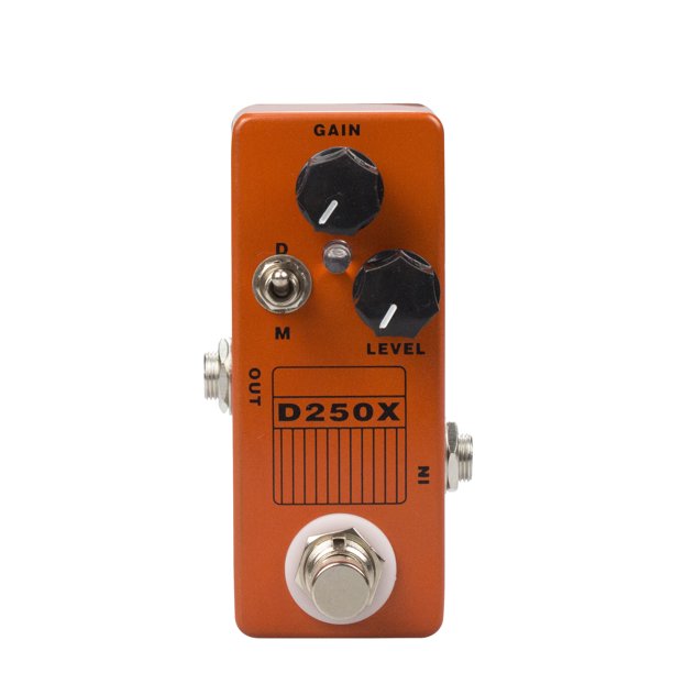 Mini pedal de efectos de guitarra Crazy Tone Distortion, con bypass real, accesorios para guitarra