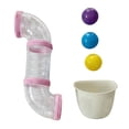 thumbnail image 2 of Tablero de actividades DIY Accesorios Túnel Aprendizaje Habilidades motoras finas Material DIY Sensorial rosa claro 43cm, 2 of 6