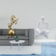 thumbnail image 2 of Figura Decorativa Abstracta De Caballo Pensador De Resina Moderna, Adorno Artesanal Para Centro De Mesa, Estante De Mesa, Sala De Estar, Oficina, Estantería., 2 of 8