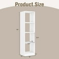 thumbnail image 4 of Costway 1PC 56" Tall Bookcase, Freestanding Bookshelf with 4 Open Cubes, 4 of 8