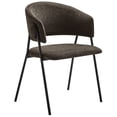 thumbnail image 5 of Side Dining Chair, Set of 2, Black, Fabric, Bar Pub Cafe Bistro Dining Kitchen Hospitality Restaurant, Modern Contemporary, HB37469, 5 of 10