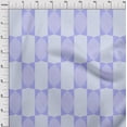 thumbnail image 4 of oneOone Georgette Viscose Purple Fabric Geometric Allover Shape Craft Projects Decor Fabric Printed By The Yard 42 Inch Wide, 4 of 4