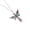Blue, variant on Mystical Wing Crosses Necklace Cool Winged Crosses Necklace Adjustable Neck Chain Accessory for Trendsetters