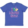 thumbnail image 3 of Inktastic I Love Mardi Gras Youth T-Shirt, 3 of 5