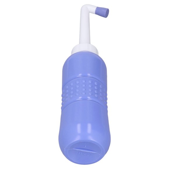 Bidet Pulvérisateur Portable, Bouteille de Bidet de Voyage à Main Facile à Utiliser avec Pression pour l'Hygiène du Périnée et des Fesses Bleu