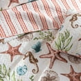 thumbnail image 2 of Great Bay Home Coastal Beach Reversible Reversible Quilt Set With Shams (Twin, Castaway), 2 of 4