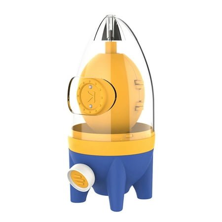 

HOTBEST Egg Scrambler in Shell Silicone Egg Shaker Whisk Hand Powered with Pulling Rope Portable Eggs Yolk White Mixer Fast Mixing Yolk and Protein Eggs Cooking Tool (Yellow)