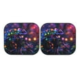thumbnail image 7 of Goofa Glowing Chameleon Fantasy Art Pattern 2 Piece Car Windshield Sun Shade Foldable | Front Windshield Shade for Sun, Heat and UV Rays | Sunshade for Car Front Window-Large, 7 of 7