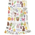 thumbnail image 2 of Sikiie Happy Easter1 Ultra-Soft Micro flannel Blanket Luxury All Seasons Warm Blanket for Bedding Sofa and Travel (4 sizes)-80"x60", 2 of 7