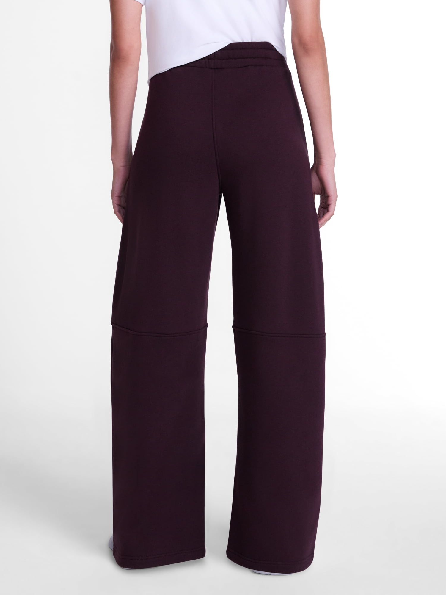Athletic Works Women's and Women's Plus Barrel Leg Fleece Pants, 28.5" Inseam, Sizes XS-4X