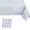 1x2.7m Silver 3-pack, variant on Silver Holographic Foil Tablecloths - 3 Pack 40x108 Inch | Disposable Plastic Party Table Covers for Birthday,Wedding,Christmas Decorations | Holiday Party Supplies,Laser Shine Event Decor