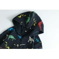 thumbnail image 4 of Hoodies For Teen Boys Toddler Lightweight Zip Up Hooded Sweatshirt Kids Dinosaur Long Sleeve Sweat Shirt 3 To12 Years Size 9-10T, 4 of 7