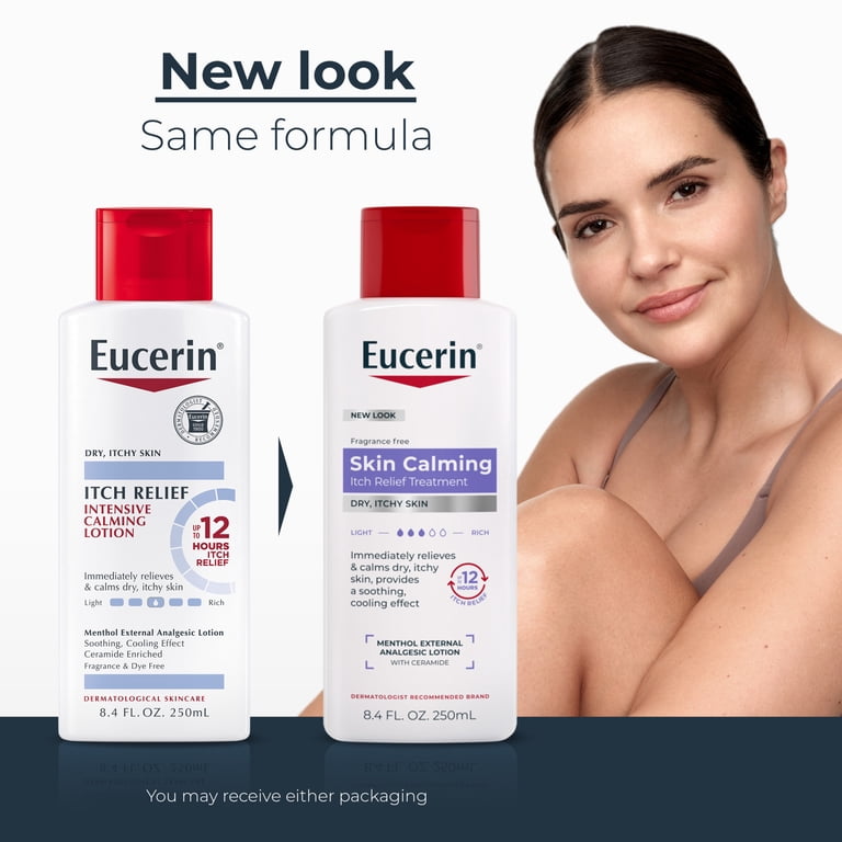 ユーセリン　スキンケアローションITCH RELIEF   敏感肌 Eucerin Itch Relief Intensive Calming Body Lotion for Dry Itchy