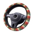 thumbnail image 2 of Vsdgher Butterfly Flower Cascade Pattern Elastic Car Steering Wheel Cover,Car Wheel Cover Protector Car Accessory for Steering Wheel with a Diameter of 14.5"-15", 2 of 6
