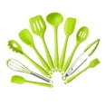 thumbnail image 1 of 10x Utensilios de cocina resistentes al calor antiadherentes Juego de utensilios Verde Sunnimix Utensilios de cocina, 1 of 3