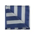 thumbnail image 4 of INSPIRE CHIC Men's Stripe Pocket Handkerchief Twill Textured Pocket Squares for Suits Formal Blue and Grey One Size, 4 of 4