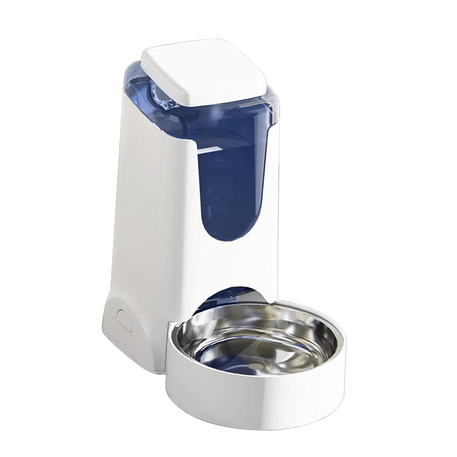 Automatic Pet Water Dispenser, Drinking Feeder Top Fill Water Feeding Easy to Clean 4L Pet Water Fountain for Dogs Cats, Pet Supplies Puppy White