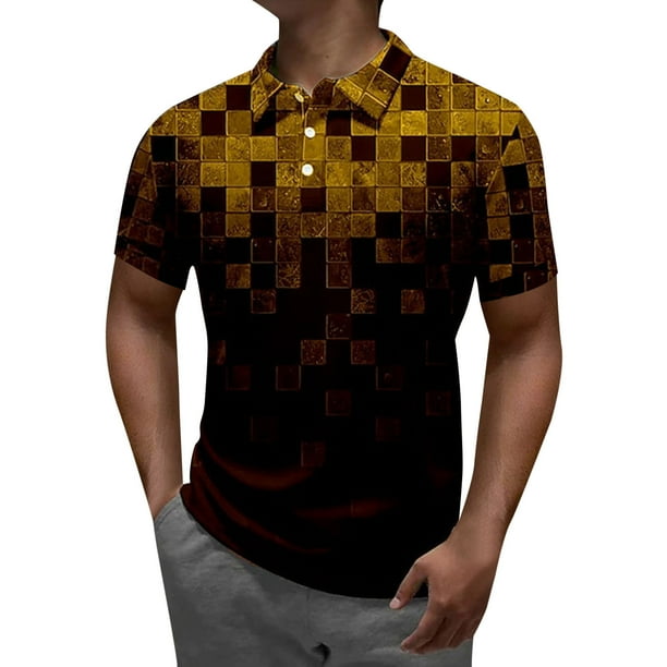 Akiihool Mens Polos Short Sleeve Big And Tall Mens Polo Shirt