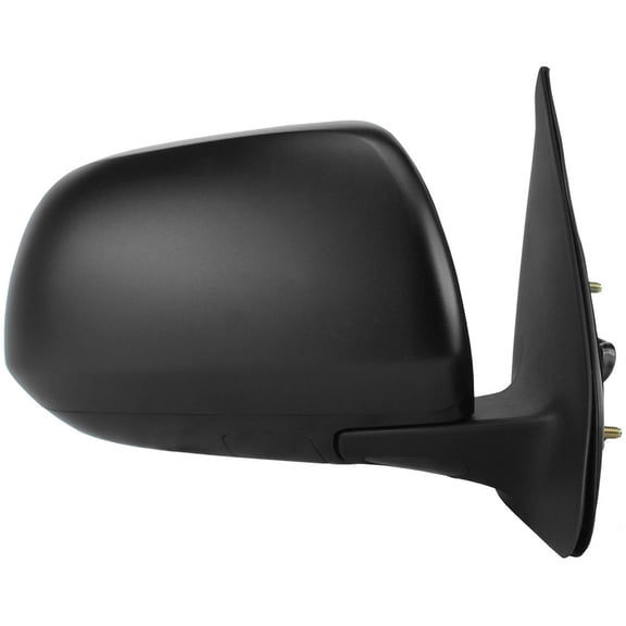 70145T - Fit System Passenger Side Mirror for 12-15 Toyota Tacoma, textured black, foldaway, Manual