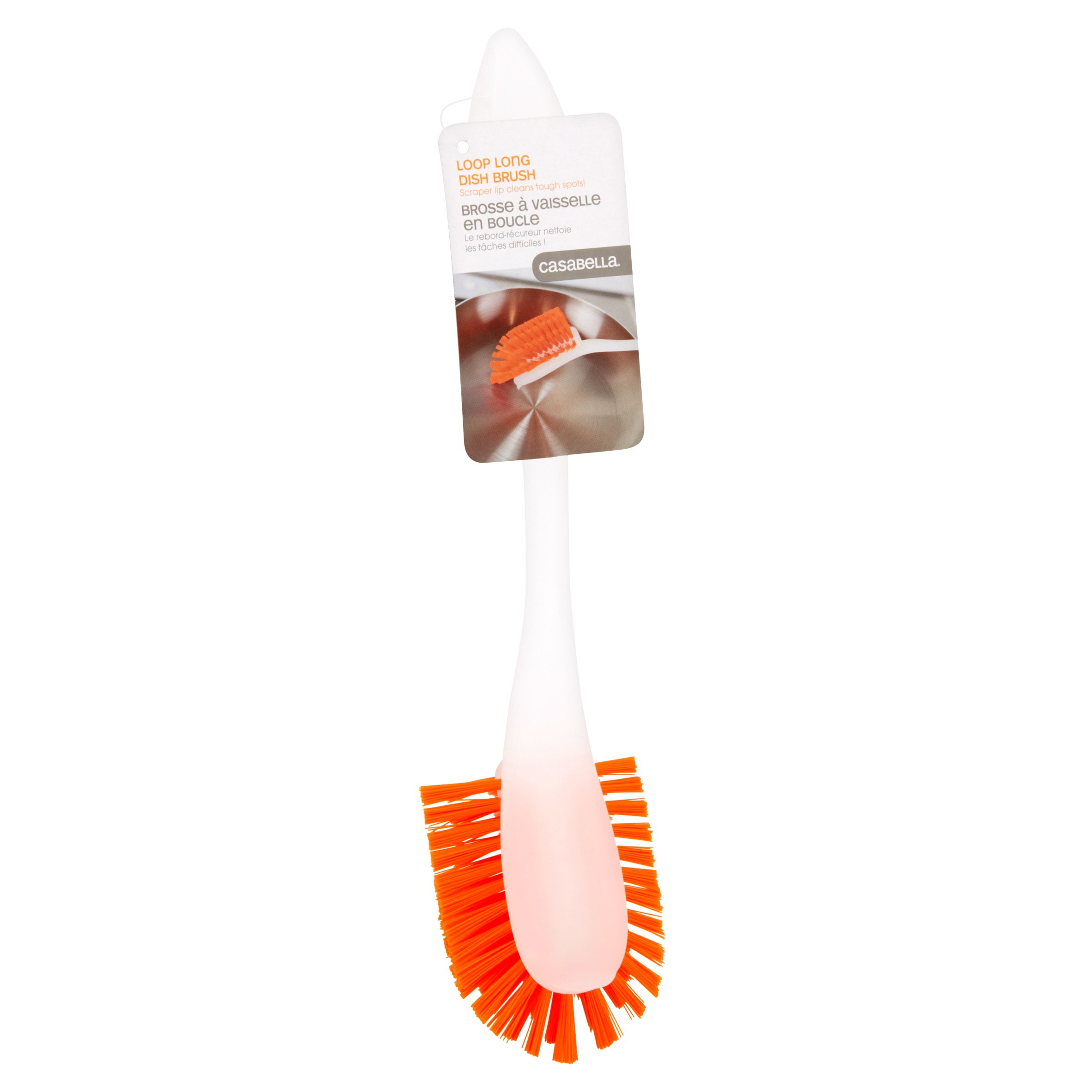 Casabella Plastic Handle Nylon Dish Brush - Dishwasher Safe - Perfect for  Bottles/Vases - 3 Assorted Colors - Kitchen Brushes in the Kitchen Brushes  department at