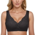 thumbnail image 1 of Kcodviy Women Seamless Bra Front Women Bra Set and Button Comfortable Beautiful Back Wireless Bra for Women Running Bra Small Sports Bra Womens Bras Comfortable Plus Size, 1 of 5