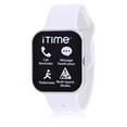 thumbnail image 4 of iTime Adult Unisex Smart Watch with Silicone Strap Set in Navy and White (ITE30001BU), 4 of 10