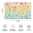 thumbnail image 3 of Light Pioneer Flower Pattern Bathroom Rugs Mat,Non Slip Microfiber Bathroom Rug,Rubber Backing,Soft Bathroom Mats for Bathroom Floor,Tub and Shower,17x27in(43x68cm), 3 of 5