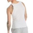 thumbnail image 2 of Hanes Men's 3-Pack A-Shirt, White, Small, 2 of 5