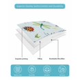 thumbnail image 4 of Twin Quilt Bedding Set, Spring Butterfly Dragonfly Reversible Summer Quilt 3 Pieces, Rustic Botanical Floral Teal Green Lightweight Bedspreads Coverlets with 2 Pillow Shams for All Seasons, 4 of 5