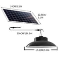 thumbnail image 3 of Blasgw Solar-Powered Projection Lamp for Outdoor Courtyard, Household and Garden Pavilion Hanging Lamp Solar Powered Outdoor Courtyard Projection Lamp, Household Lighting Hanging Lamp black, 3 of 9
