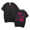 thumbnail image 2 of Camiseta de combinación de estrellas coreanas de moda para mujer, estilo de impresión de manga corta, estilo Harajuku, top de fin de semana Kpop, venta al por mayor, 2 of 4