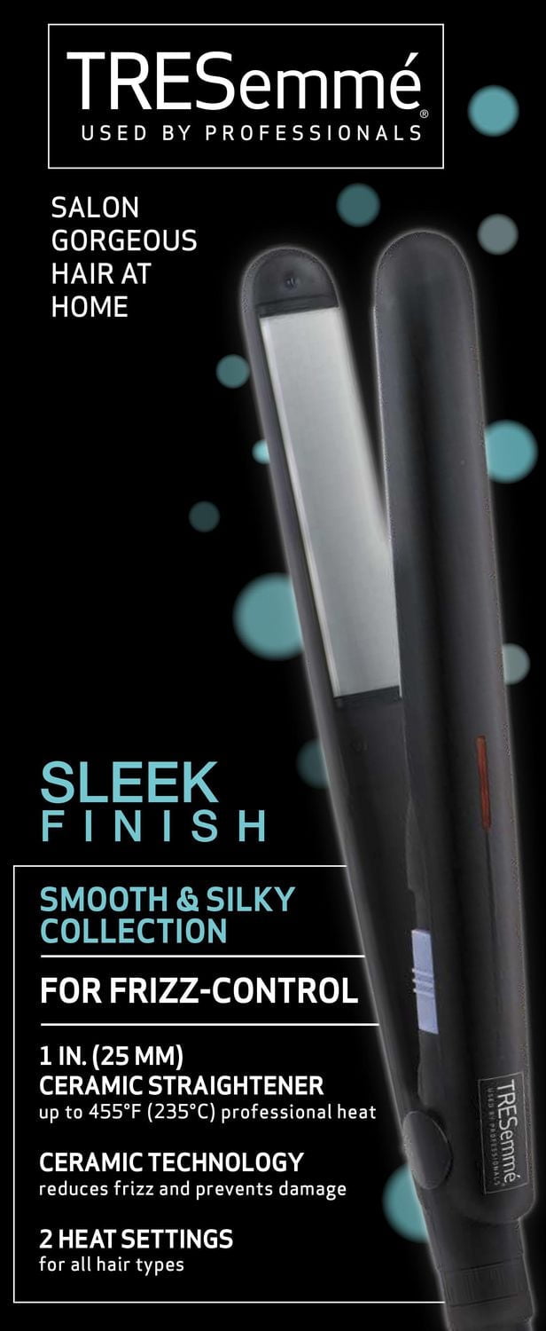 Fer à défriser de 25mm (1 po) FER À DÉFRISER EN CÉRAMIQUE DE 2,5 CM