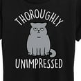 thumbnail image 3 of Instant Message - Unimpressed Cat - Women's Short Sleeve Graphic T-Shirt, 3 of 6
